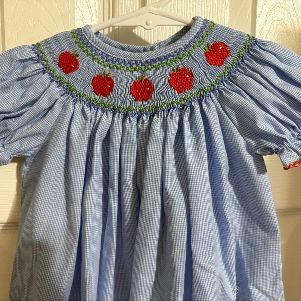 Edgehill Collection Smocked Apple Bishop Dress
